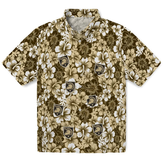 Army Black Knights Hawaiian Shirt - Hibiscus Blooms | Moonbestprint