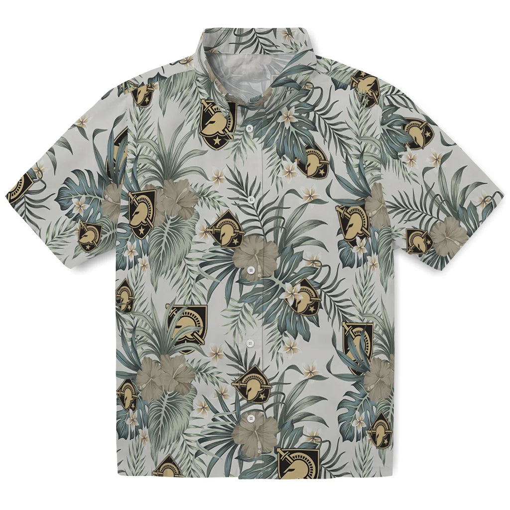 Army Black Knights Hawaiian Shirt - Hibiscus Designs | Moonbestprint