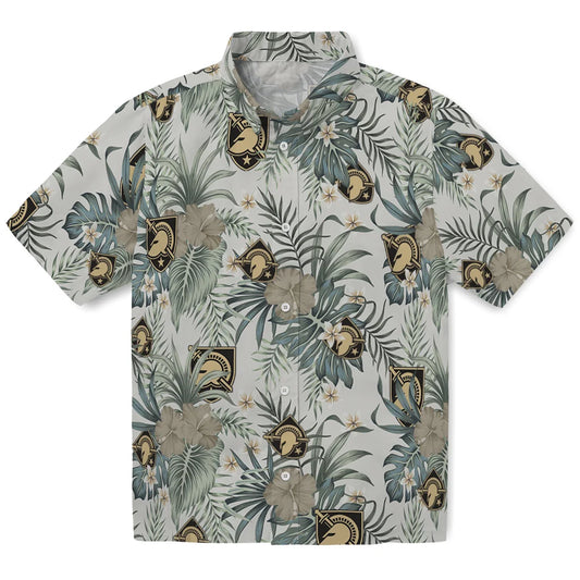 Army Black Knights Hawaiian Shirt - Hibiscus Designs | Moonbestprint