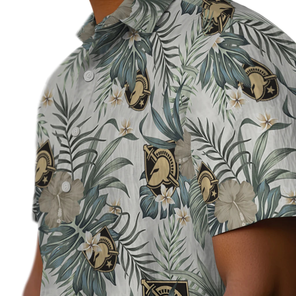 Army Black Knights Hawaiian Shirt - Hibiscus Designs | Moonbestprint