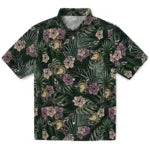 Army Black Knights Hawaiian Shirt - Hibiscus Leaves Pattern | Moonbestprint
