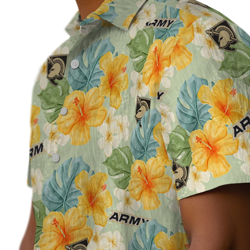 Army Black Knights Hawaiian Shirt - Hibiscus Mood | Moonbestprint