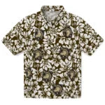 Army Black Knights Hawaiian Shirt - Hibiscus Motif | Moonbestprint