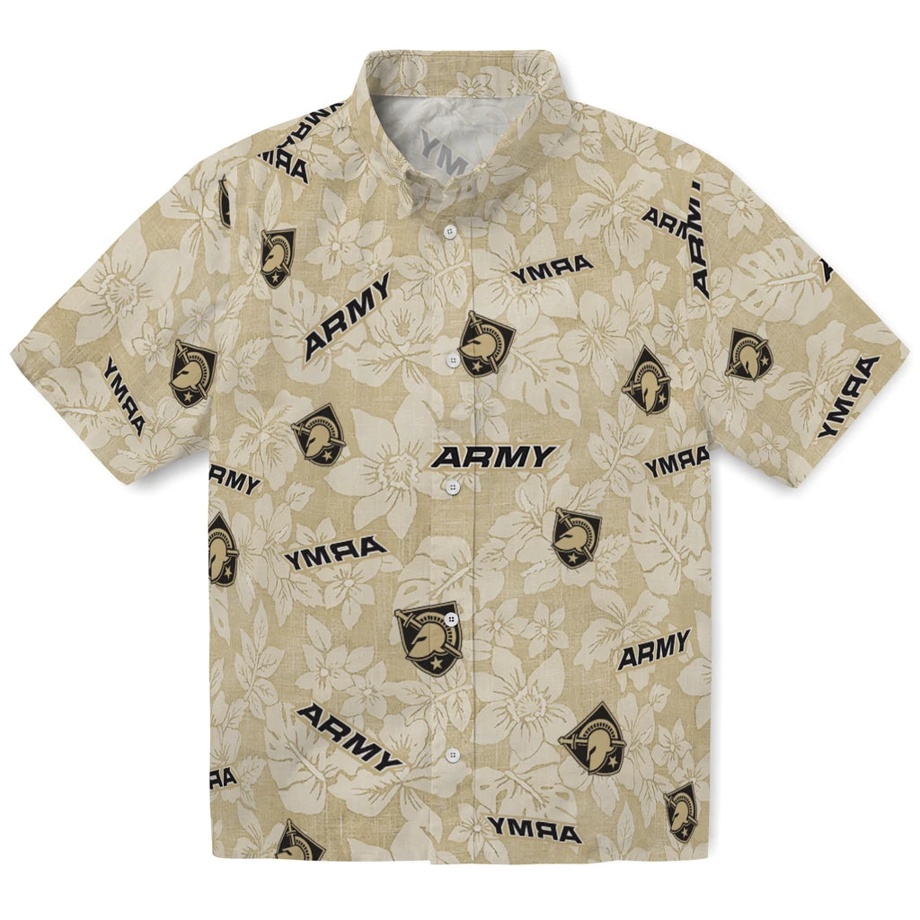 Army Black Knights Hawaiian Shirt - Hibiscus Oasis | Moonbestprint