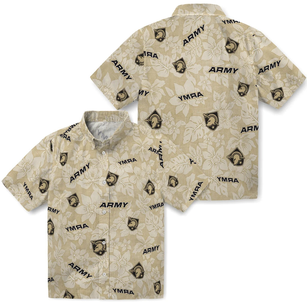 Army Black Knights Hawaiian Shirt - Hibiscus Oasis | Moonbestprint