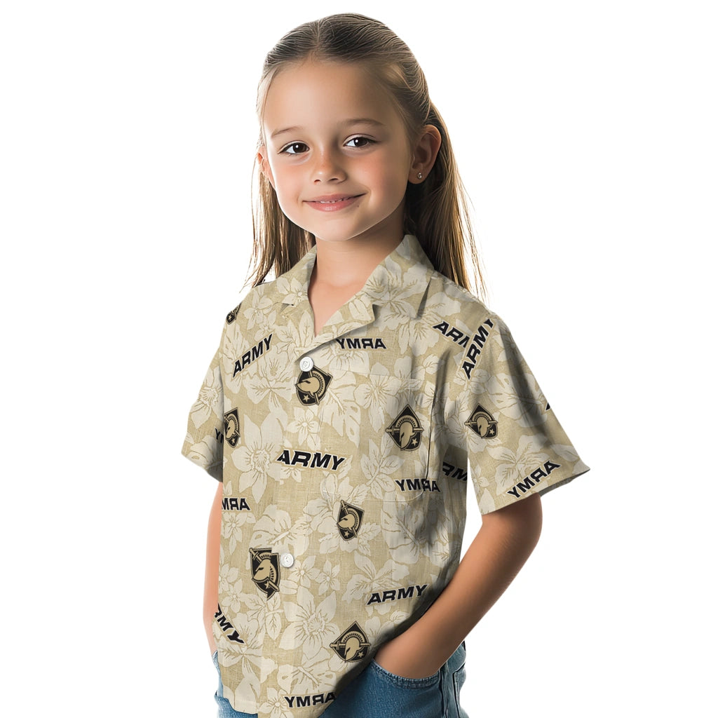 Army Black Knights Hawaiian Shirt - Hibiscus Oasis | Moonbestprint