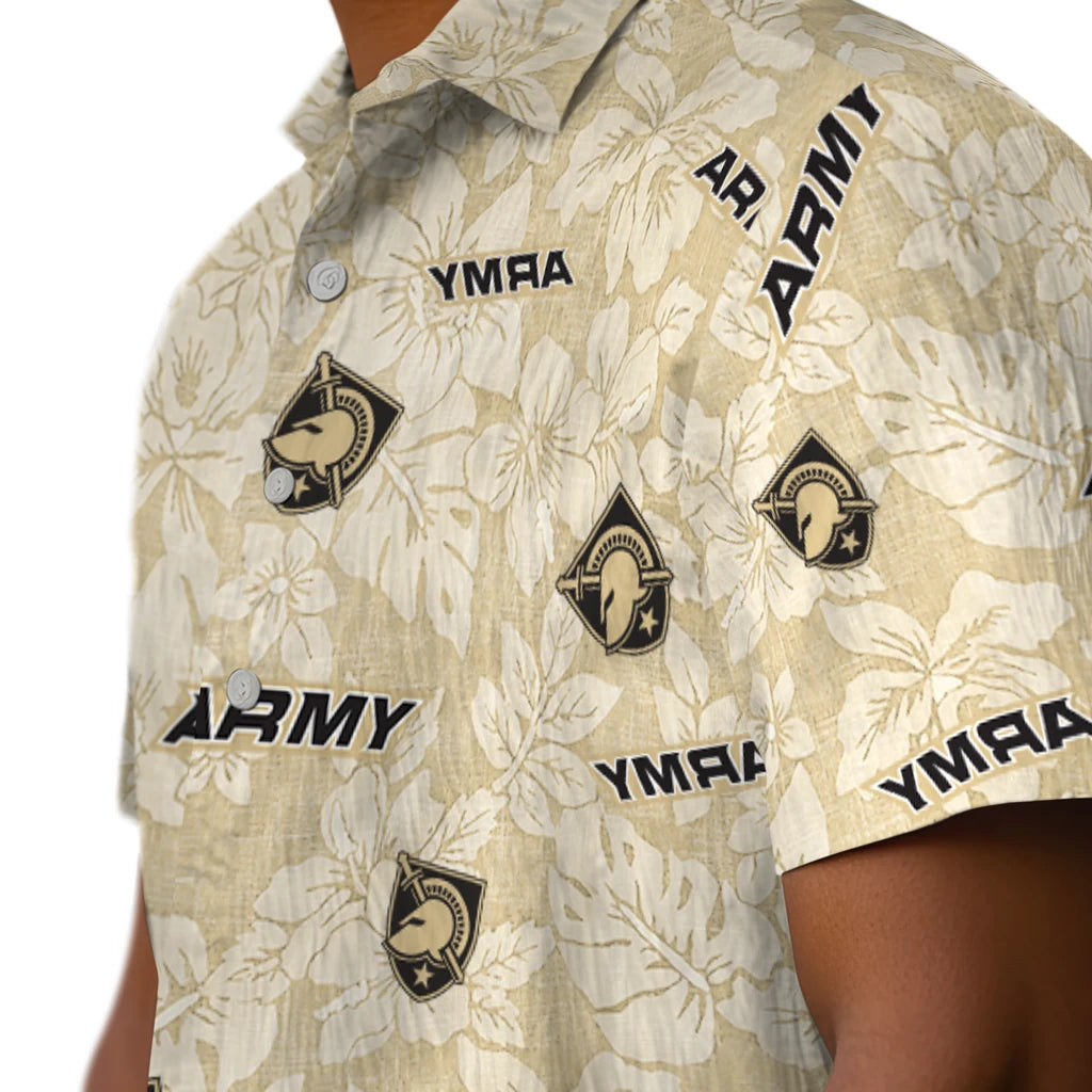 Army Black Knights Hawaiian Shirt - Hibiscus Oasis | Moonbestprint