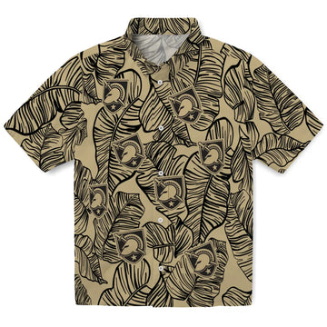 Army Black Knights Hawaiian Shirt - Leaf Outline | Moonbestprint