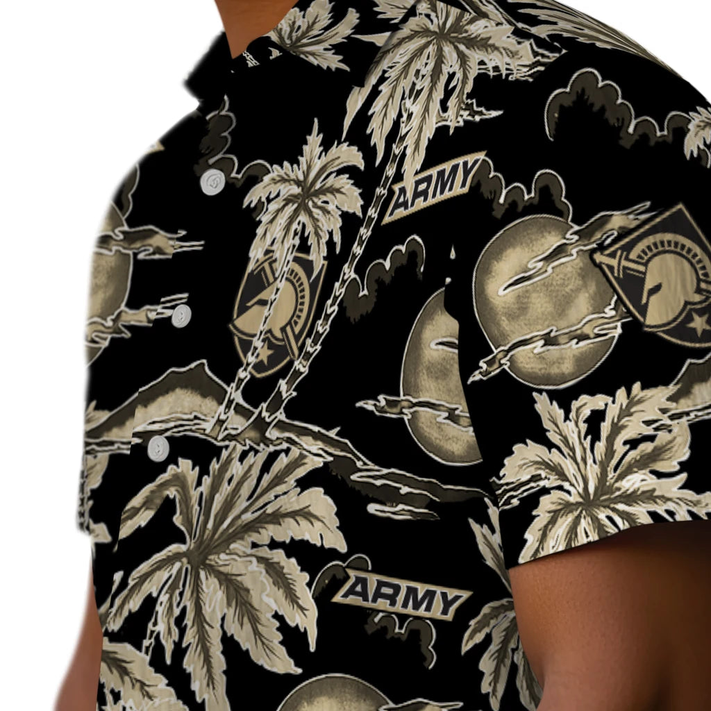 Army Black Knights Hawaiian Shirt - Palm Sunset | Moonbestprint