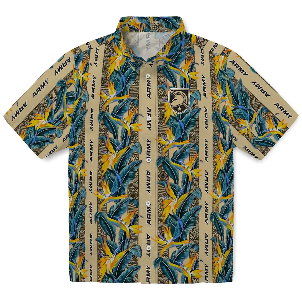Army Black Knights Hawaiian Shirt - Paradise Vines | Moonbestprint