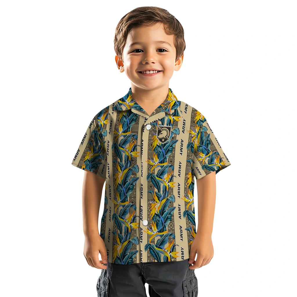 Army Black Knights Hawaiian Shirt - Paradise Vines | Moonbestprint