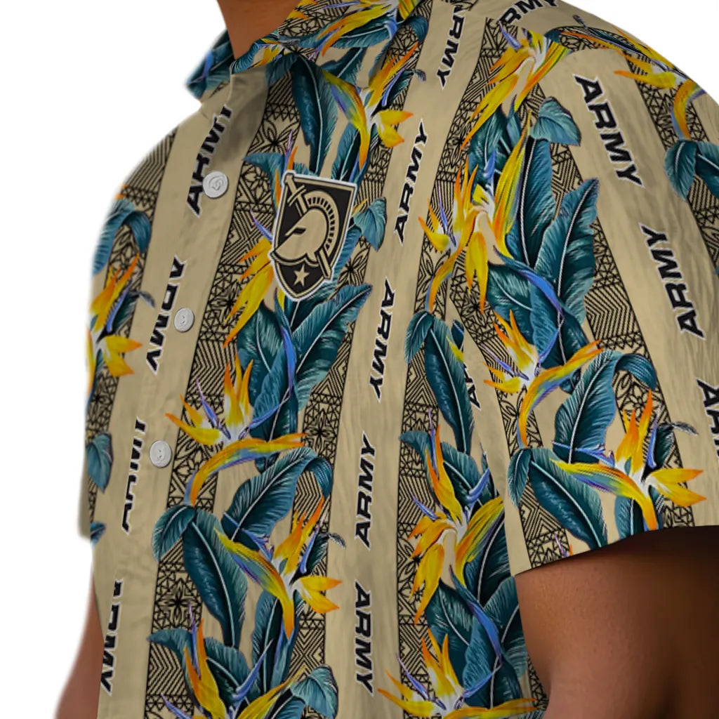 Army Black Knights Hawaiian Shirt - Paradise Vines | Moonbestprint