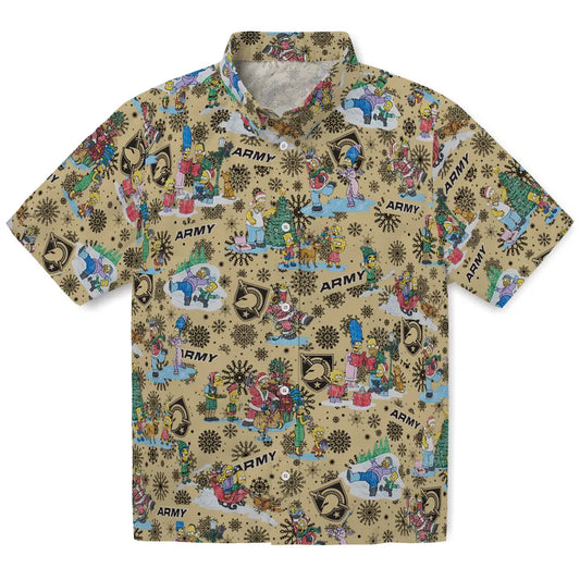 Army Black Knights Hawaiian Shirt - Simpsons Christmas | Moonbestprint