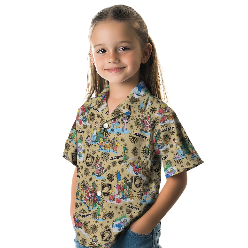 Army Black Knights Hawaiian Shirt - Simpsons Christmas | Moonbestprint