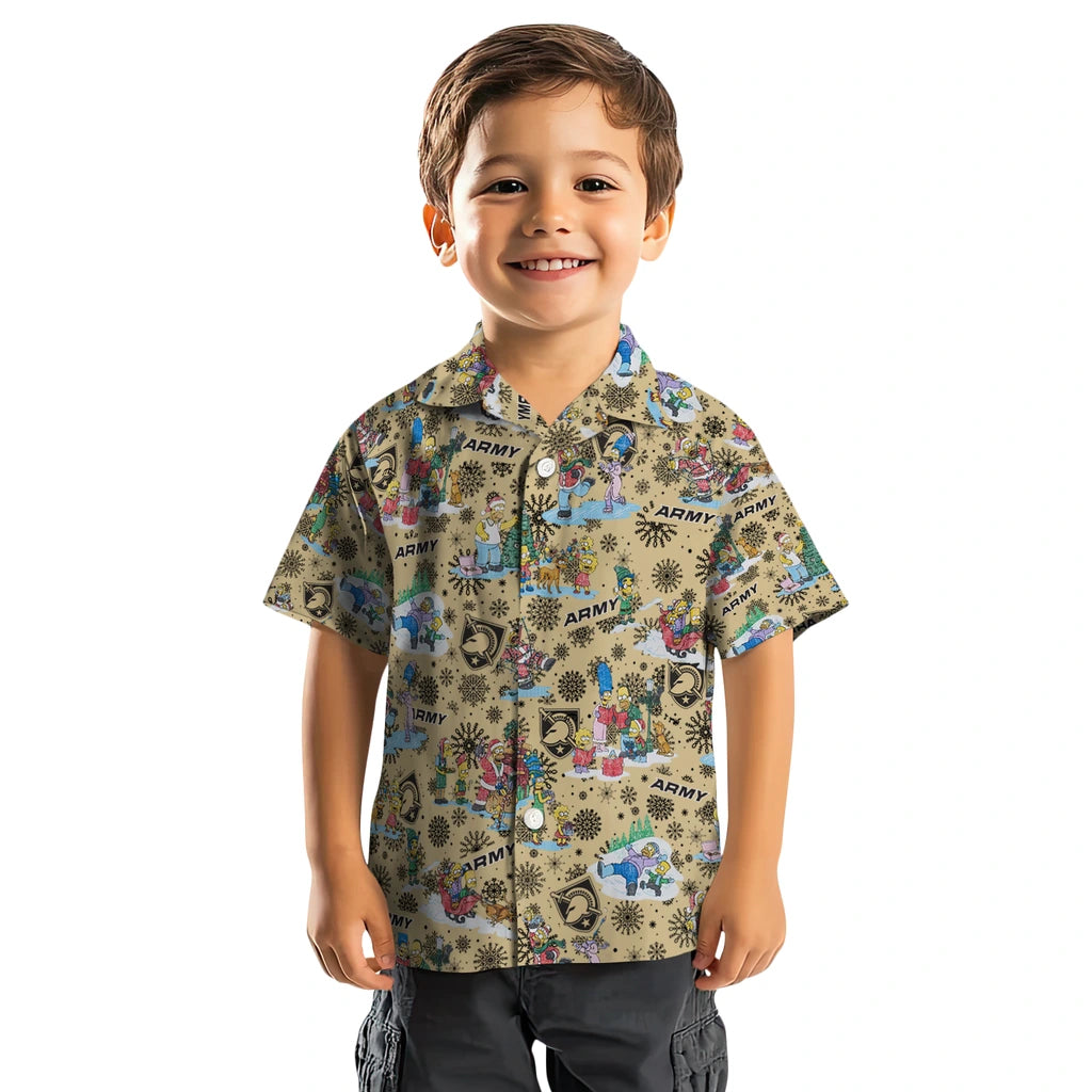Army Black Knights Hawaiian Shirt - Simpsons Christmas | Moonbestprint