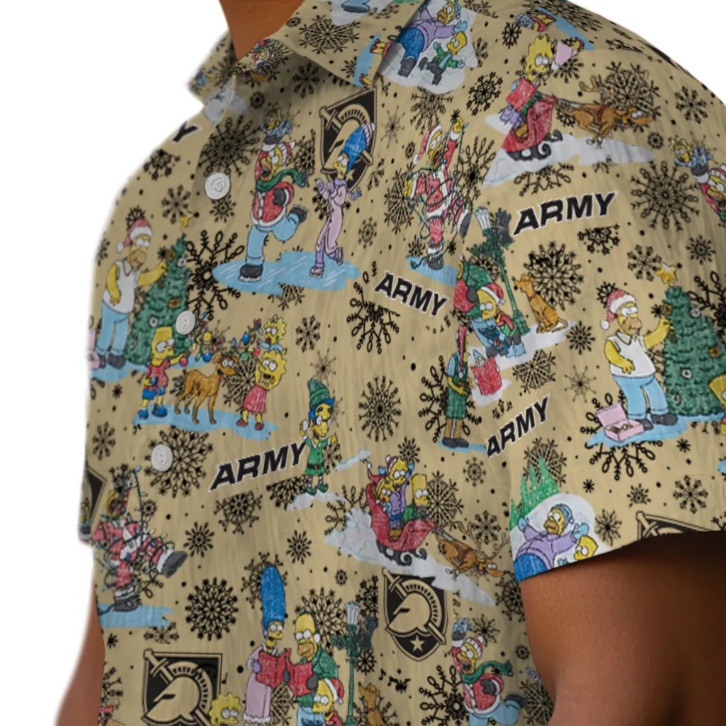 Army Black Knights Hawaiian Shirt - Simpsons Christmas | Moonbestprint