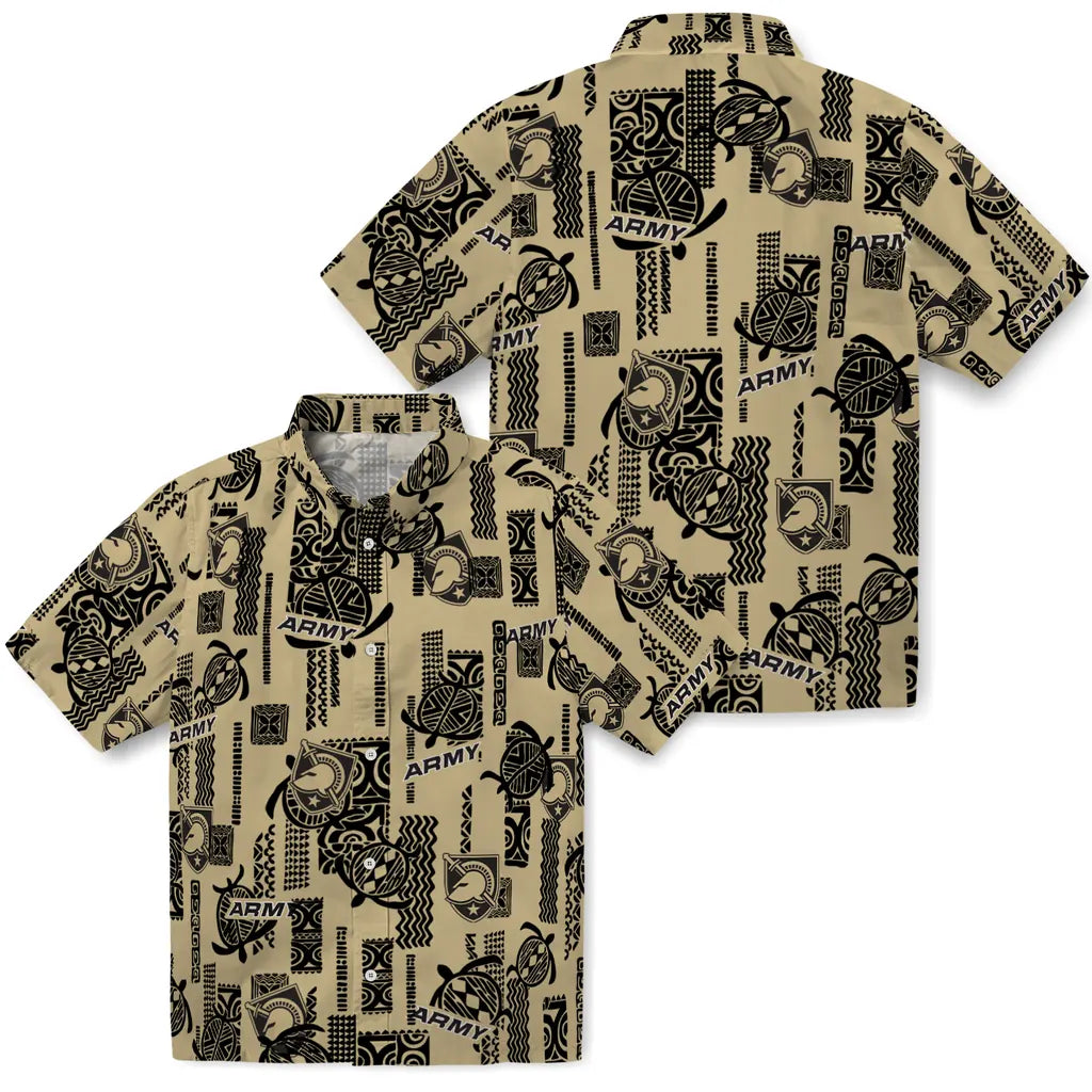 Army Black Knights Hawaiian Shirt - Turtle Lines | Moonbestprint