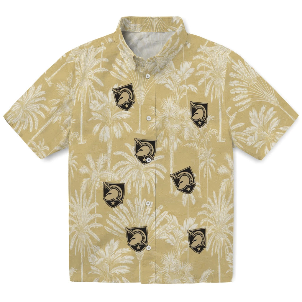 Army Black Knights Hawaiian Shirt - Vintage Palm Tree | Moonbestprint