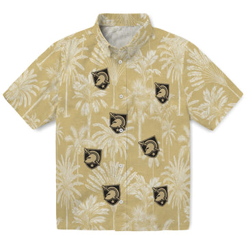 Army Black Knights Hawaiian Shirt - Vintage Palm Tree | Moonbestprint