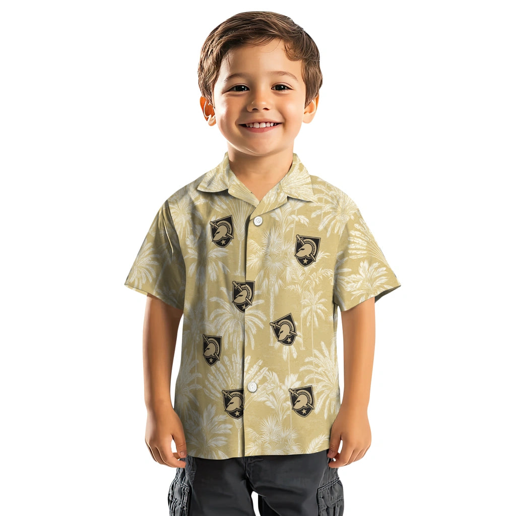 Army Black Knights Hawaiian Shirt - Vintage Palm Tree | Moonbestprint