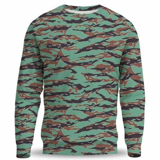 Army Guyana Tiger Stripe Camouflage Seamless Sweater A27 ? Usalast