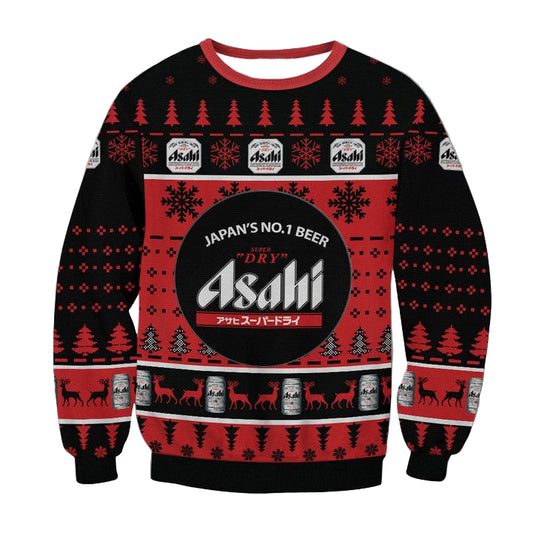 Asahi Super Dry Ugly Christmas Sweater 2022 ? Usalast