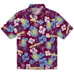 Aston Villa Hibiscus Bloom Hawaiian Shirt – Moonbestprint