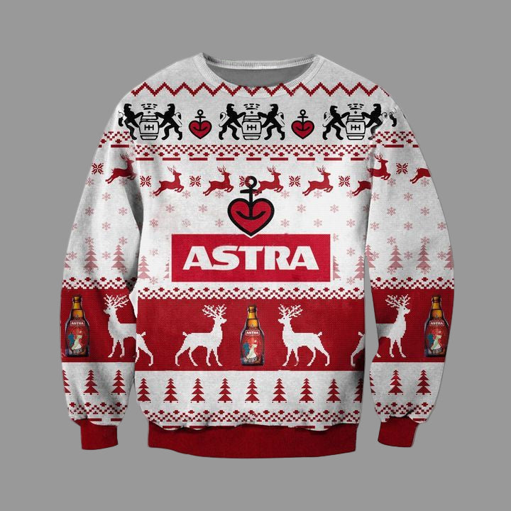 Astra Beer Ugly Christmas Sweater 2022 ? Usalast