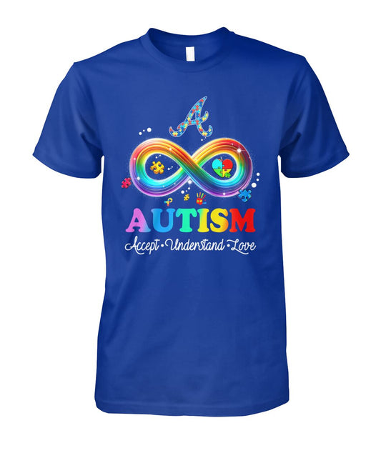 Atlanta Braves Acceptance Shirt - Autism Awareness Limited Edition | ZK18 Moonbestprint
