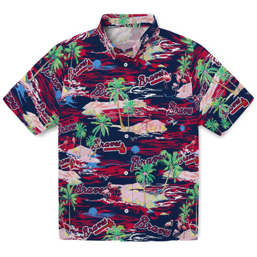 Atlanta Braves Flamingo Retreat 2026 Hawaiian Shirt – Moonbestprint