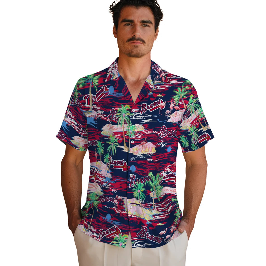 Atlanta Braves Flamingo Retreat 2026 Hawaiian Shirt – Moonbestprint