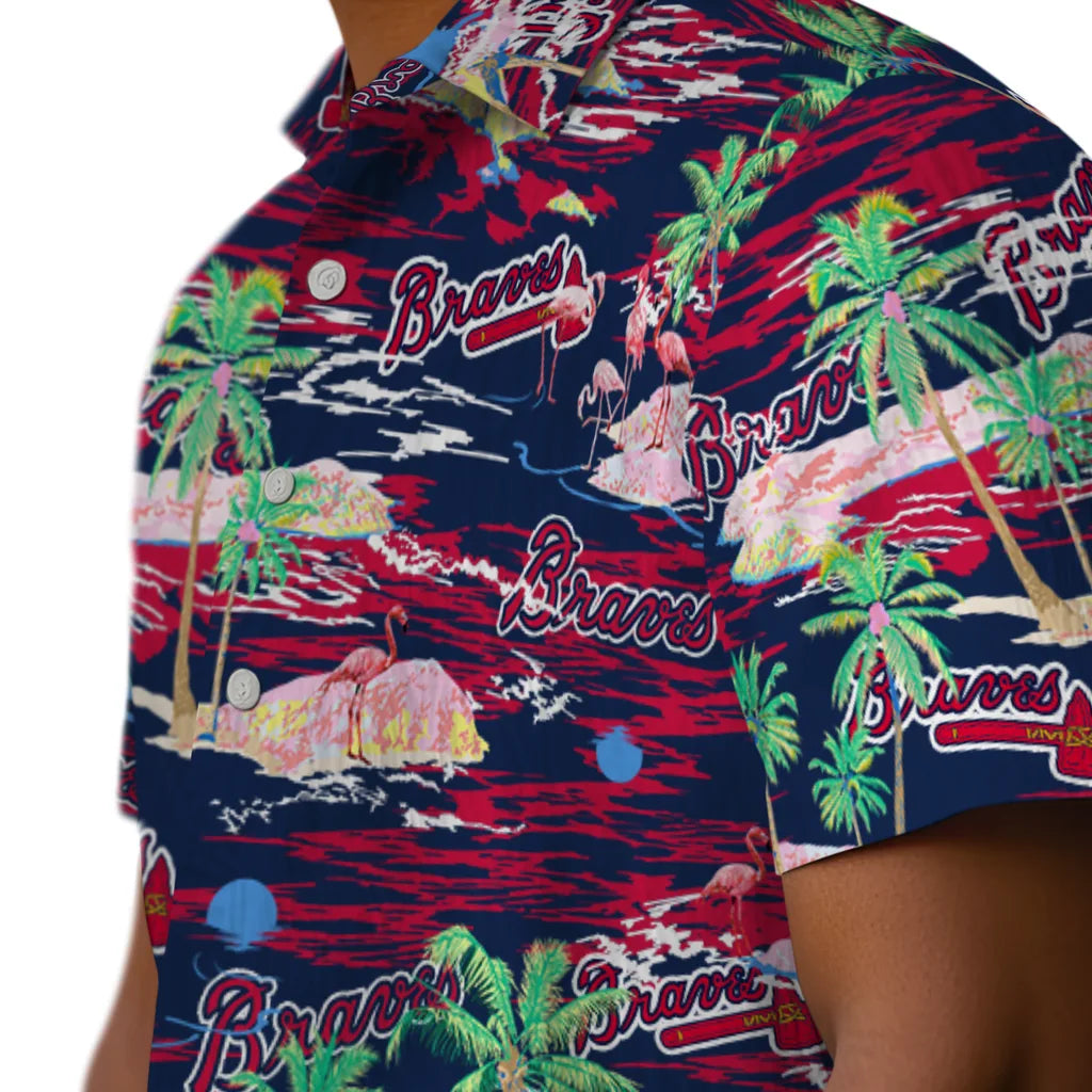 Atlanta Braves Flamingo Retreat 2026 Hawaiian Shirt – Moonbestprint