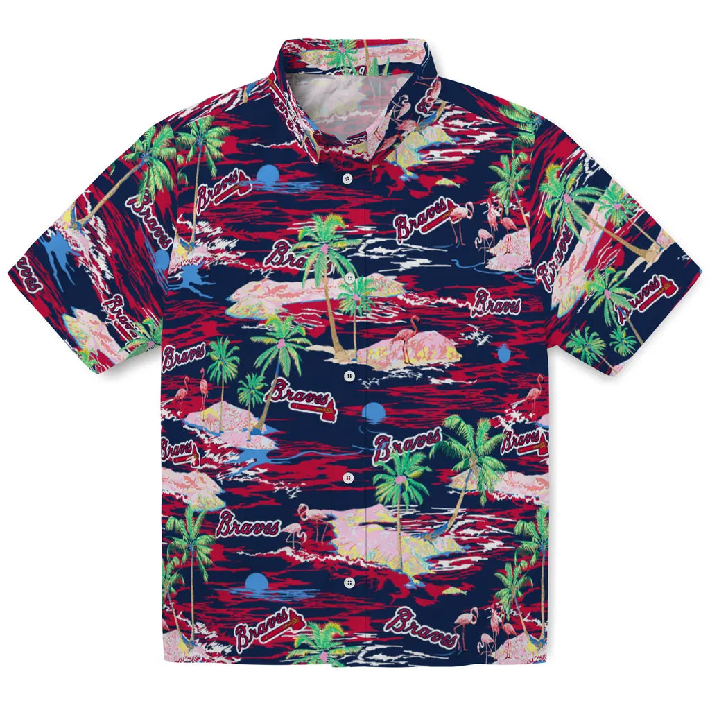 Atlanta Braves Hawaiian Shirt - Hawaii Island | Moonbestprint