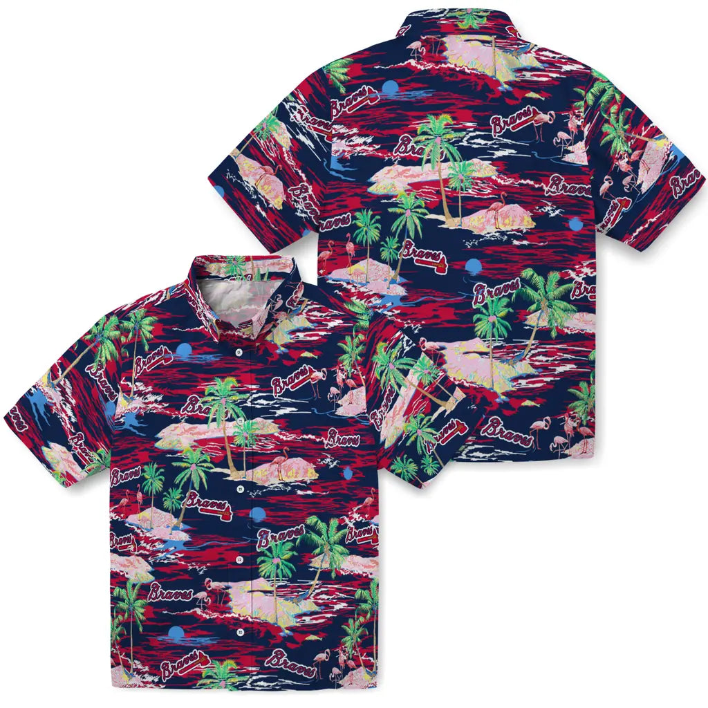 Atlanta Braves Hawaiian Shirt - Hawaii Island | Moonbestprint