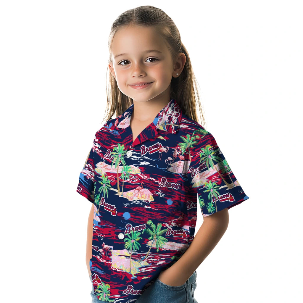 Atlanta Braves Hawaiian Shirt - Hawaii Island | Moonbestprint