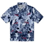 Atlanta Braves Hawaiian Shirt - Hibiscus Arrangement | Moonbestprint