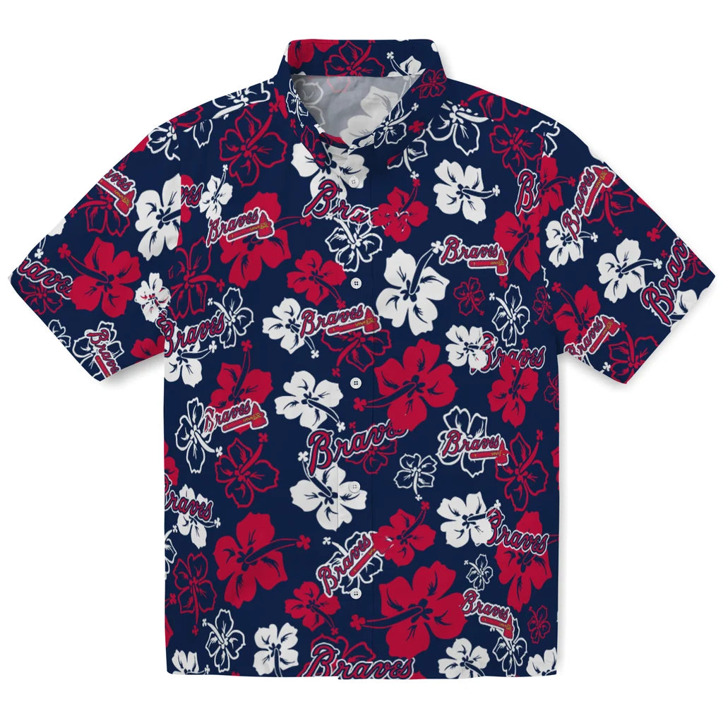 Atlanta Braves Hibiscus Bloom Hawaiian Shirt – Moonbestprint