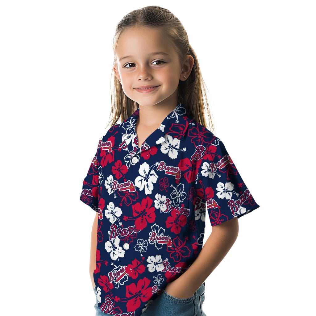 Atlanta Braves Hibiscus Bloom Hawaiian Shirt – Moonbestprint