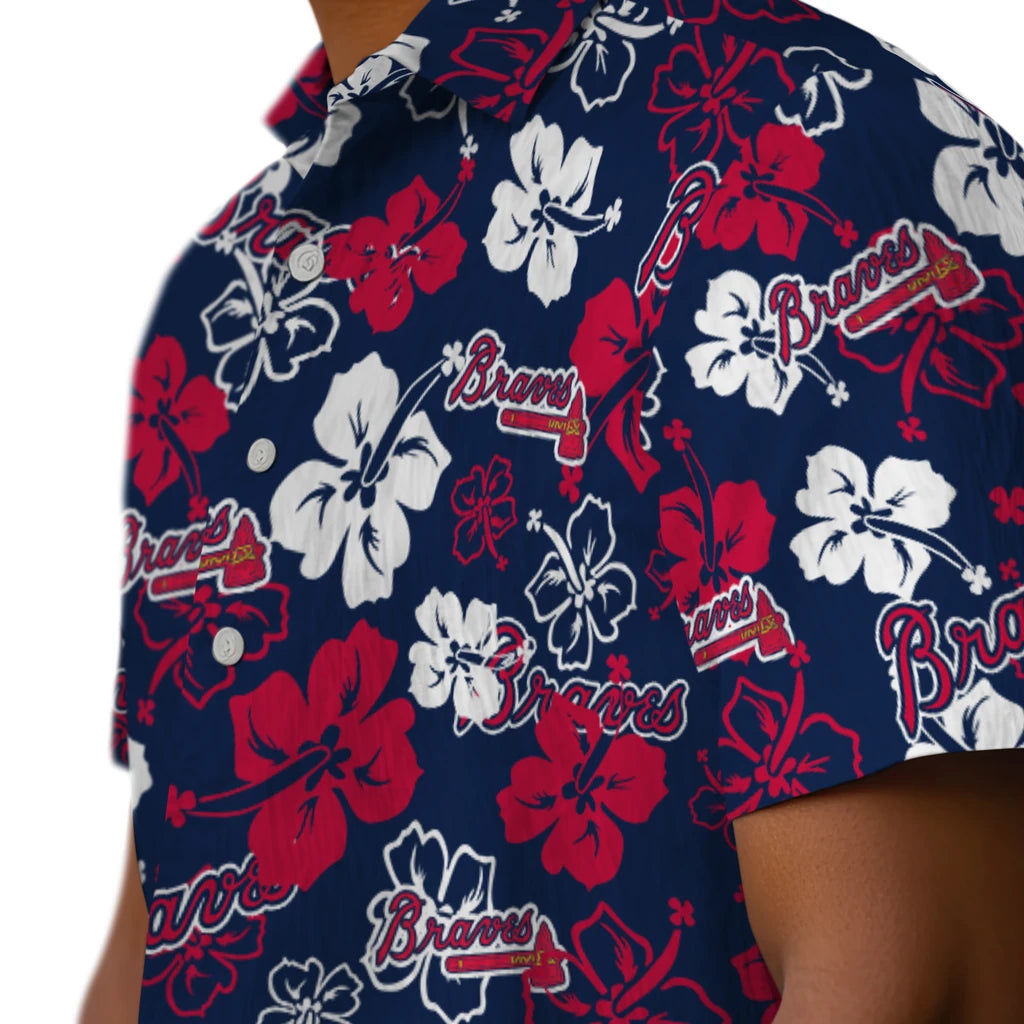 Atlanta Braves Hibiscus Bloom Hawaiian Shirt – Moonbestprint