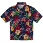 Atlanta Braves Hawaiian Shirt - Hibiscus Tiki Jungle | Moonbestprint