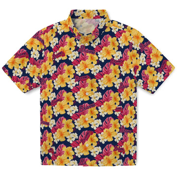Atlanta Braves Hawaiian Shirt - Hibiscus Tropics | Moonbestprint