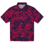 Atlanta Braves Hawaiian Shirt - Monstera Layer | Moonbestprint