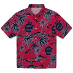 Atlanta Braves Hawaiian Shirt - Palm Sunset | Moonbestprint
