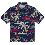 Atlanta Braves Hawaiian Shirt - Palm Tree Island | Moonbestprint