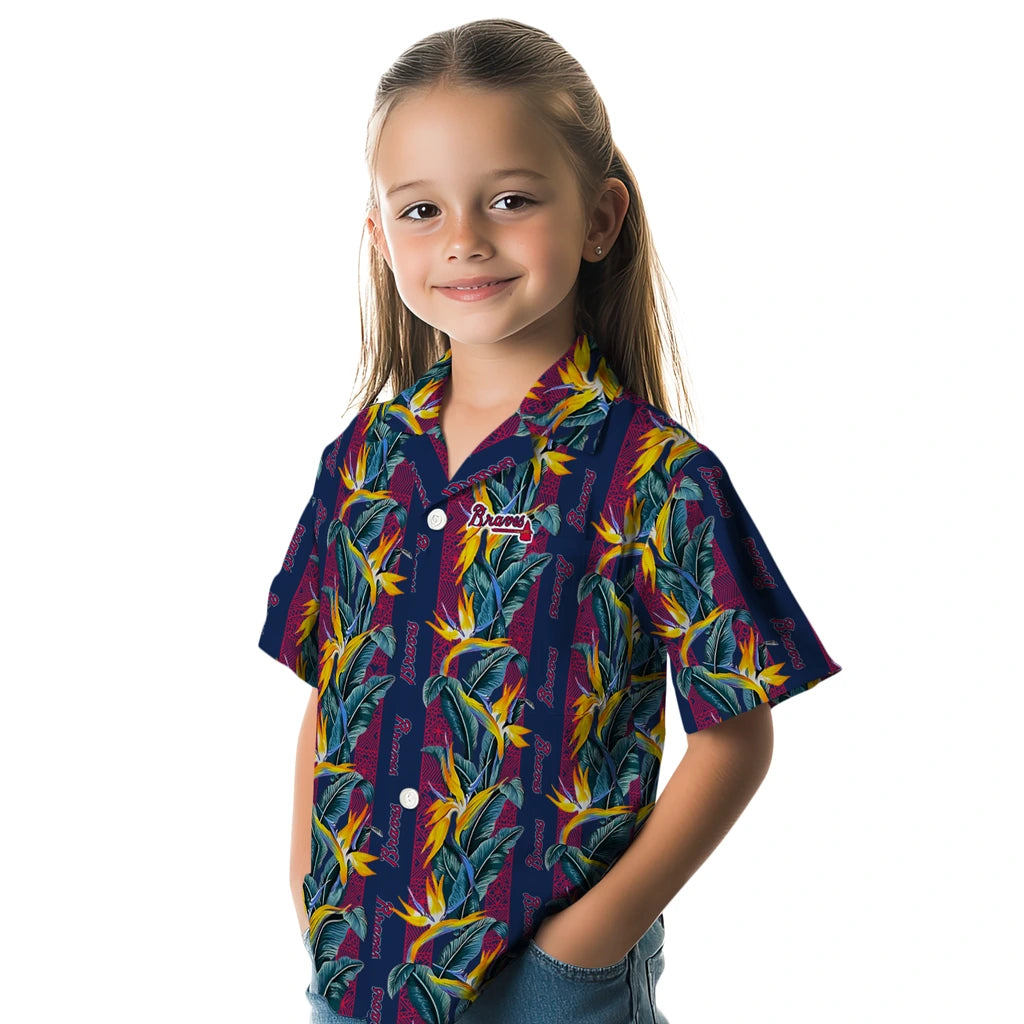Atlanta Braves Hawaiian Shirt - Paradise Vines | Moonbestprint