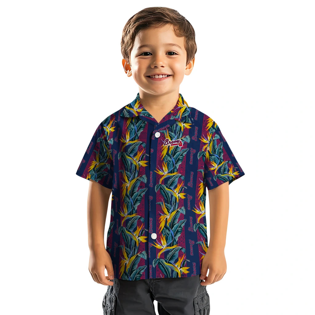 Atlanta Braves Hawaiian Shirt - Paradise Vines | Moonbestprint