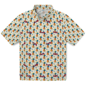Atlanta Braves Hawaiian Shirt - Pineapple Delight | Moonbestprint