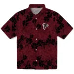 Atlanta Falcons Hawaiian Shirt - 50th State Flower | Moonbestprint