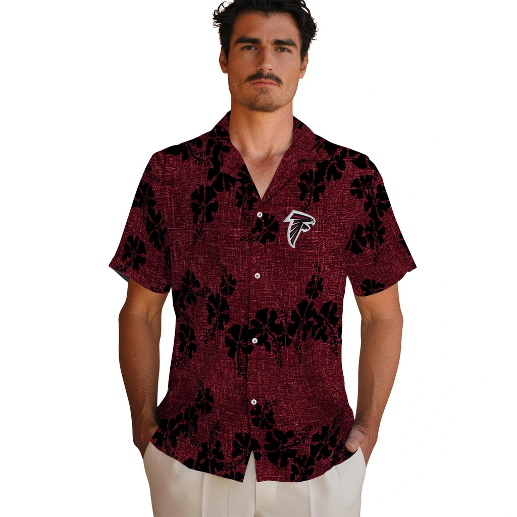 Atlanta Falcons Hawaiian Shirt - 50th State Flower | Moonbestprint