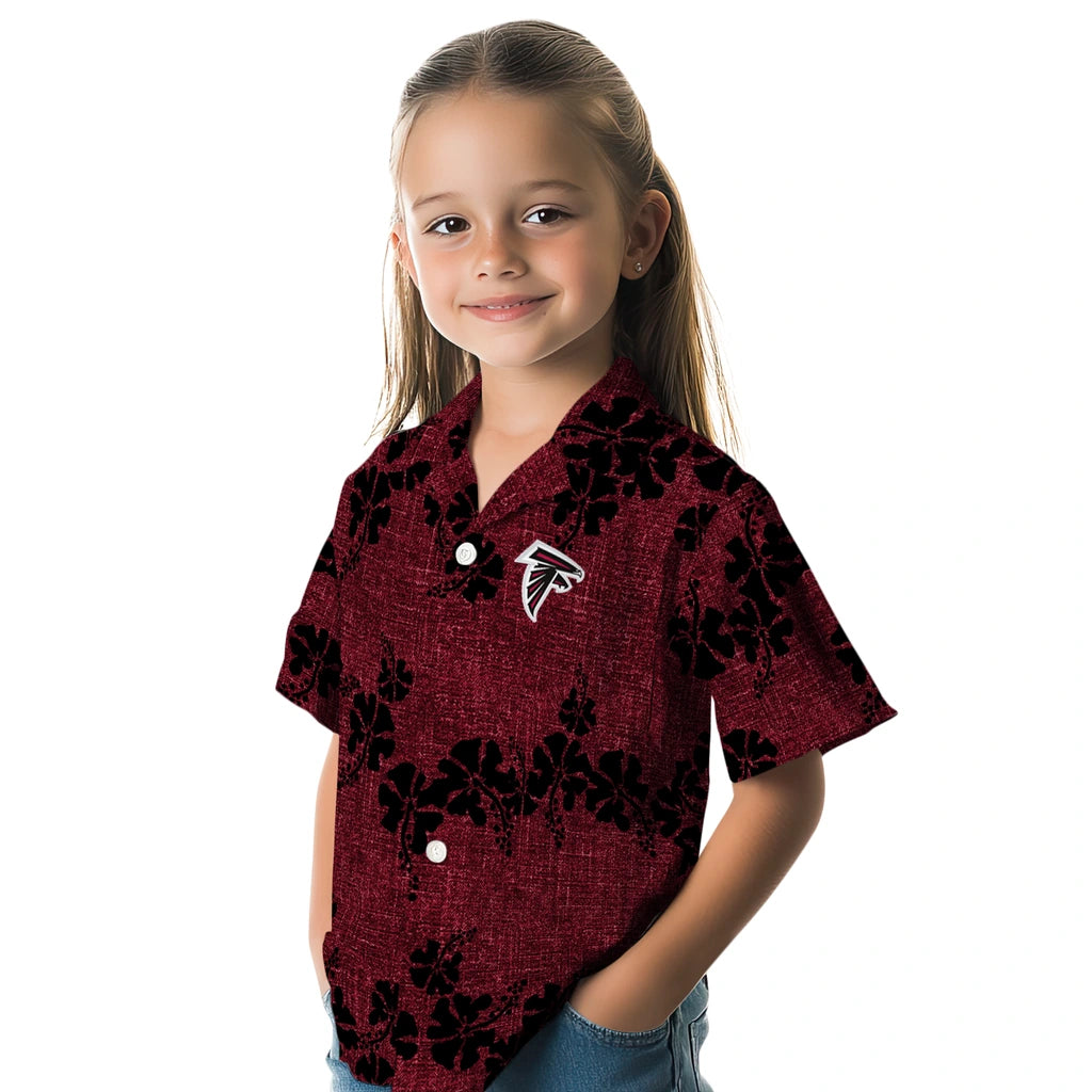 Atlanta Falcons Hawaiian Shirt - 50th State Flower | Moonbestprint